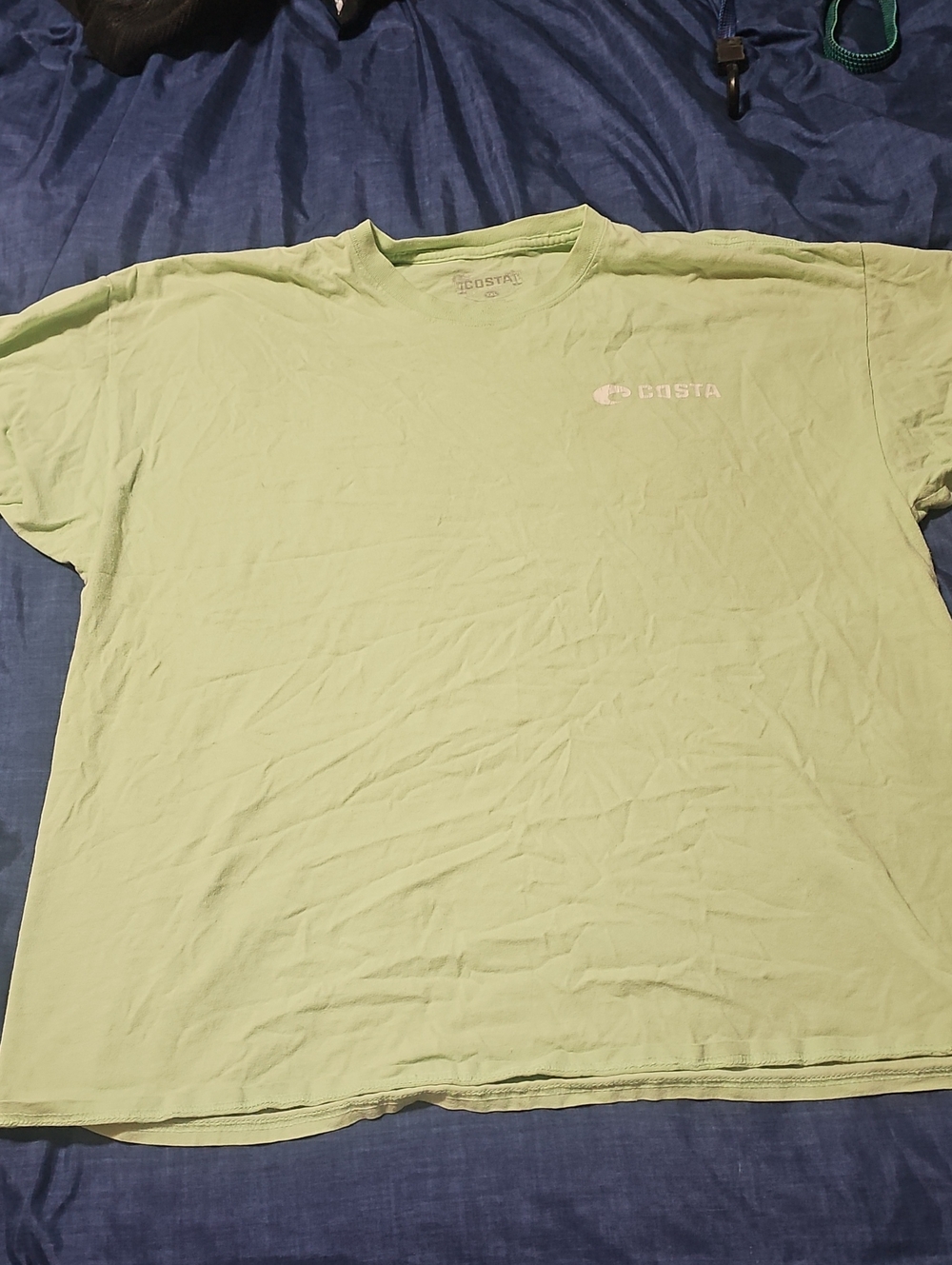 Costa Men's Short-Sleeve Crew Tee in Light Lime